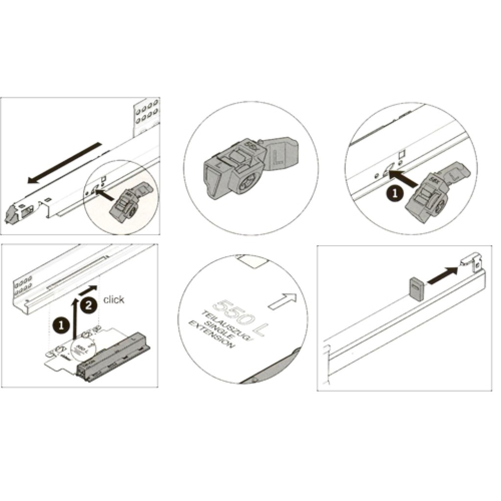 FIJACION TIP-ON  T55.7150 BLUM (JGO)