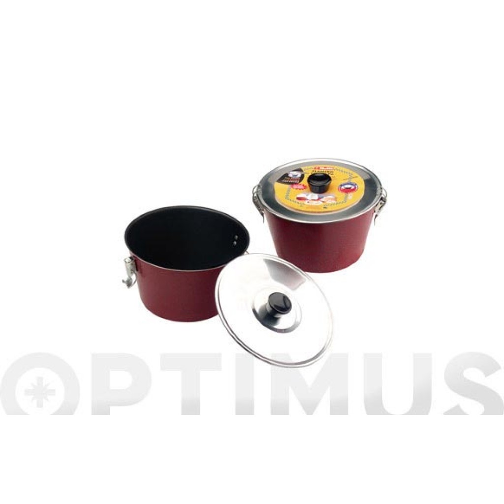 FLANERO CON TAPA INOX Y CI16 CM-1,2L