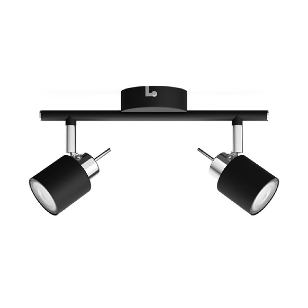 FOCO MERANTI GU10 2 X 35W 2 FOCOS METAL