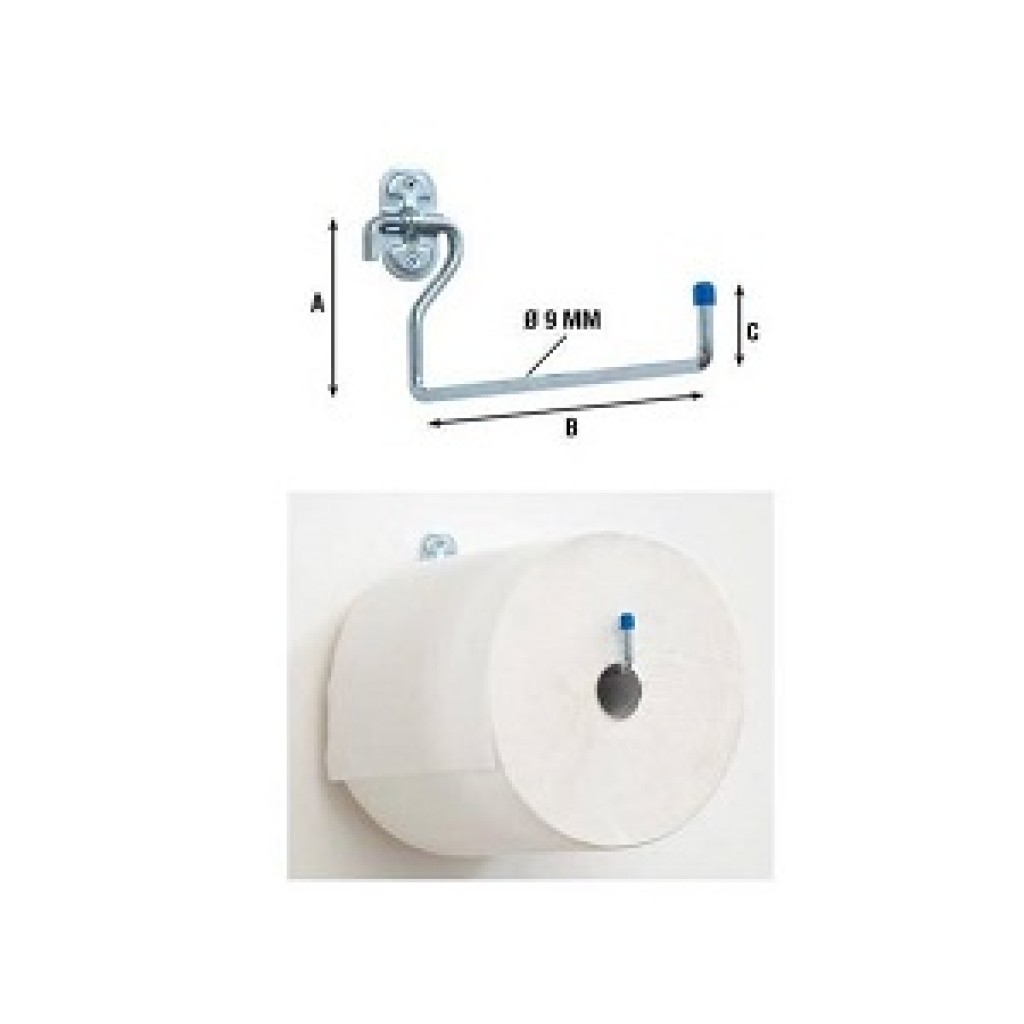 GANCHO PORTA ROLLOS 4010-28CM 01191010