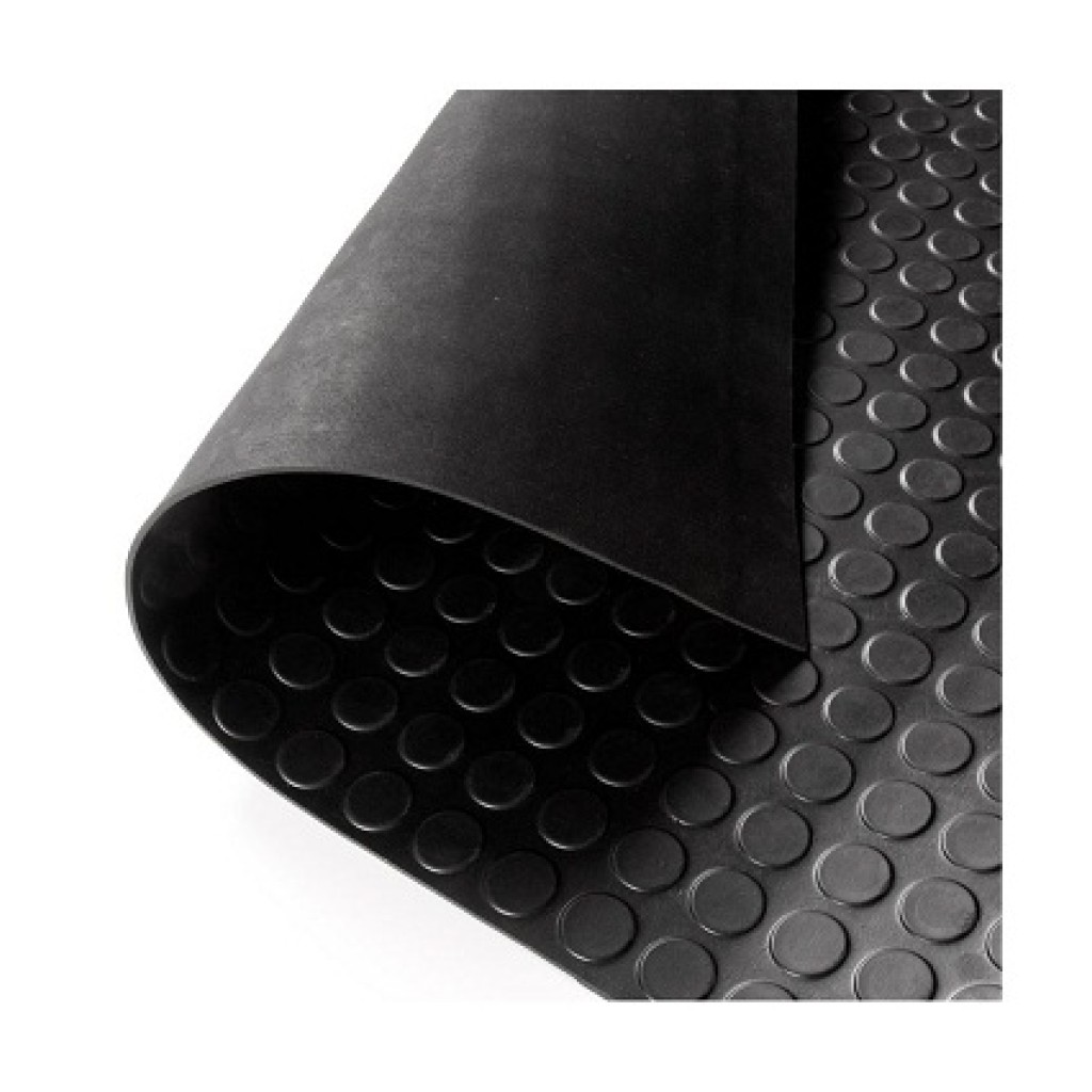 GOMA PAVIMENTO CIRCULO NEGRO 3MM-120CM