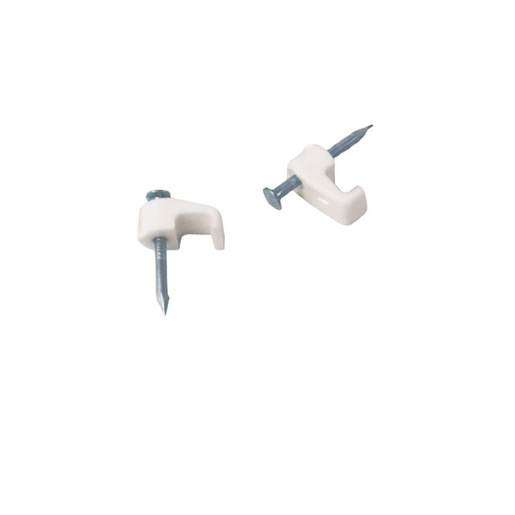 GRAPA PLASTICO CABLE PLANO3,9 X 2,2 MM