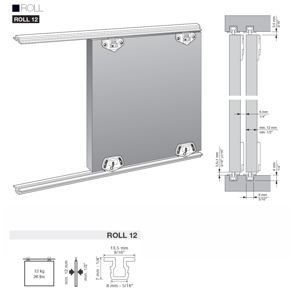 GUIA KLEIN K-12  3 MTS. MARFIL