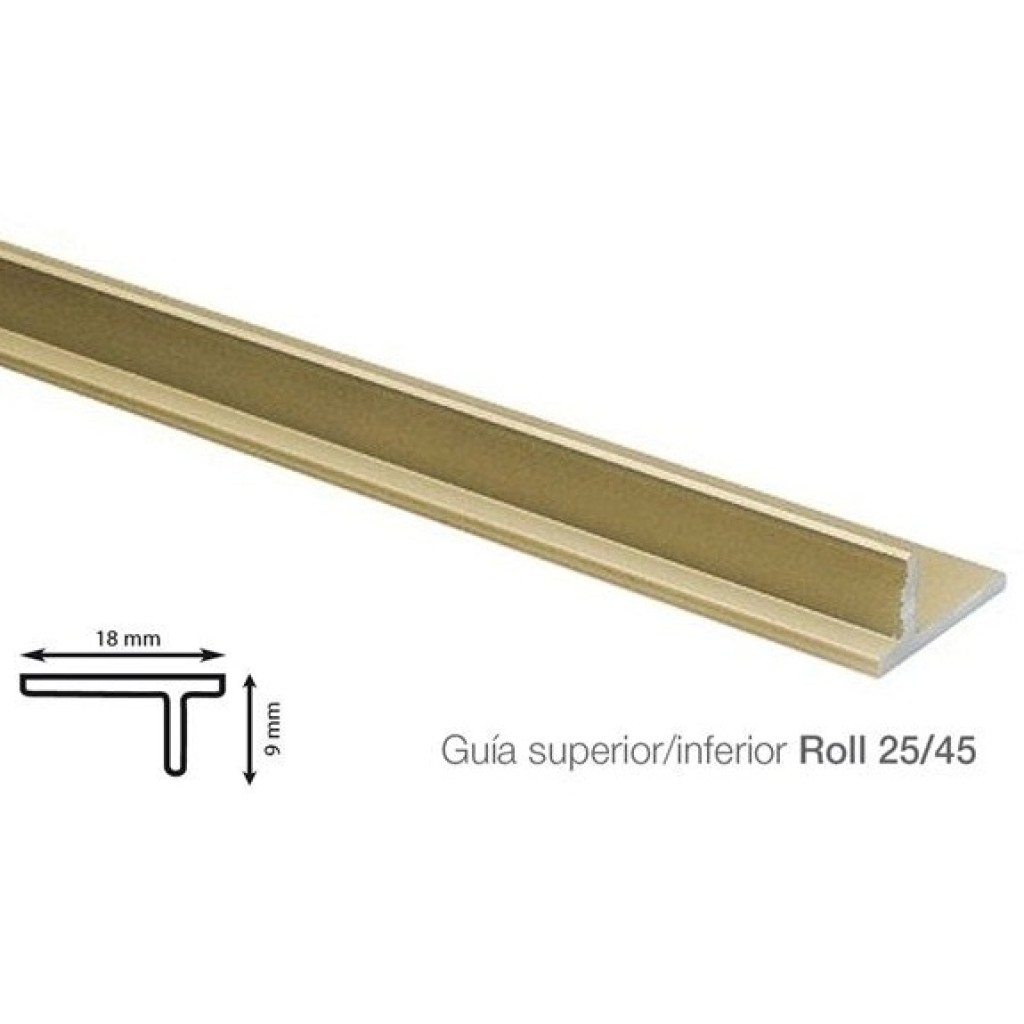 GUIA KLEIN R-25 3MTS DORADO