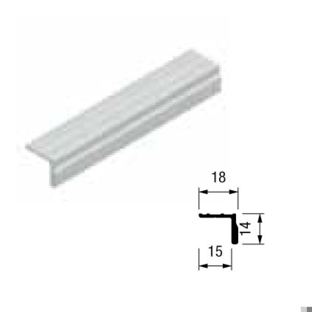 GUIA SUPERIOR PUERTA PLEGABLE AXIS 2MTS