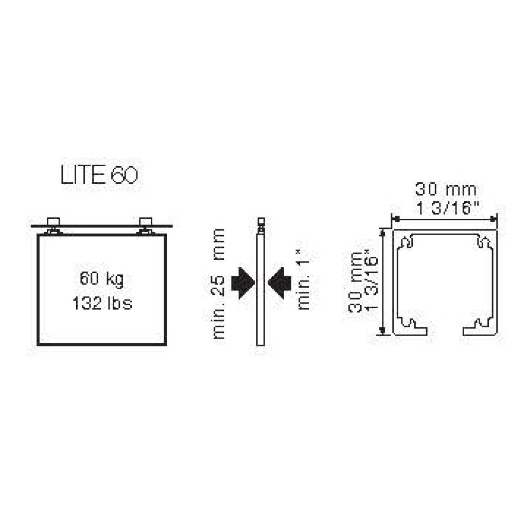 GUIA KLEIN LITE 60  ALUM.2104 (A MTS)