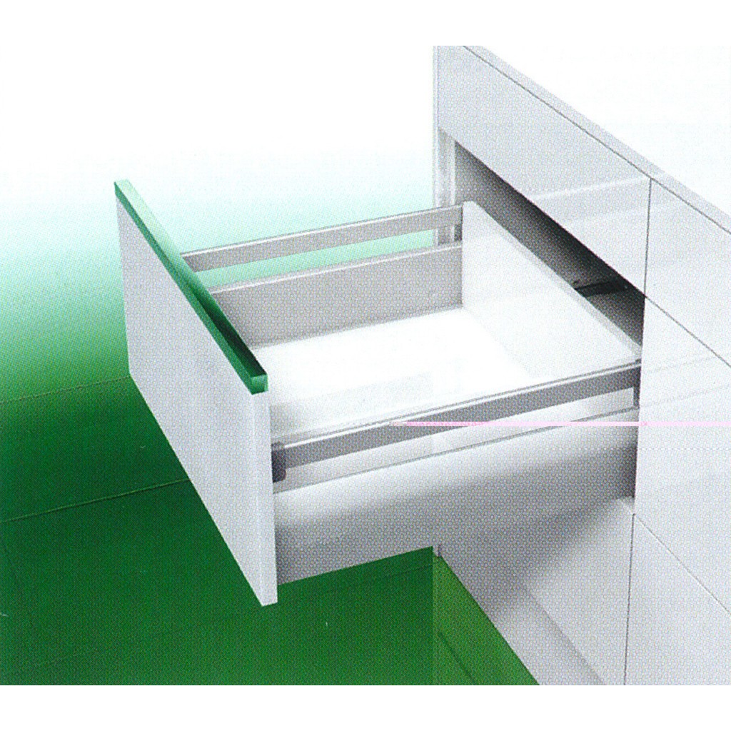 GUIA GRASS BARRA RECTANGULAR 500 MM GRIS