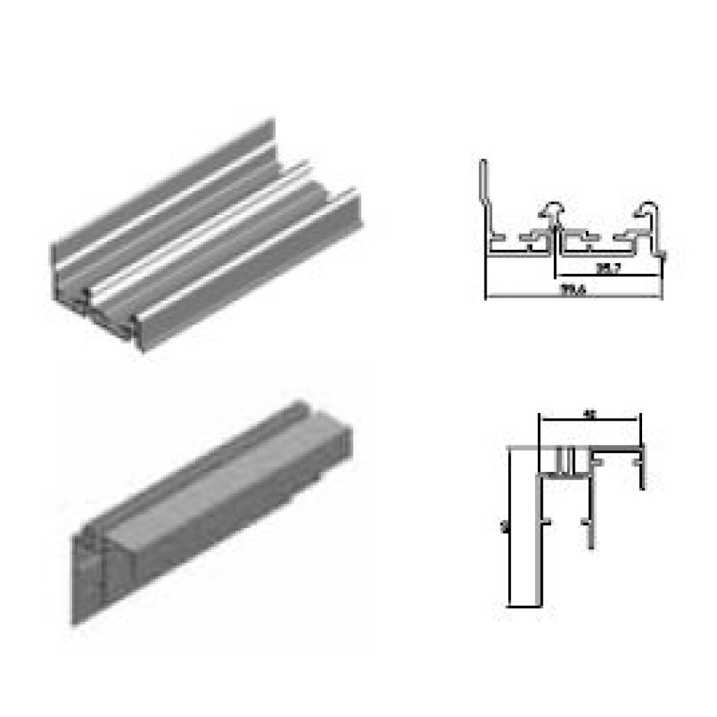 GUIA SUP+INF 3M TABL25 813KIT3M   TORINO