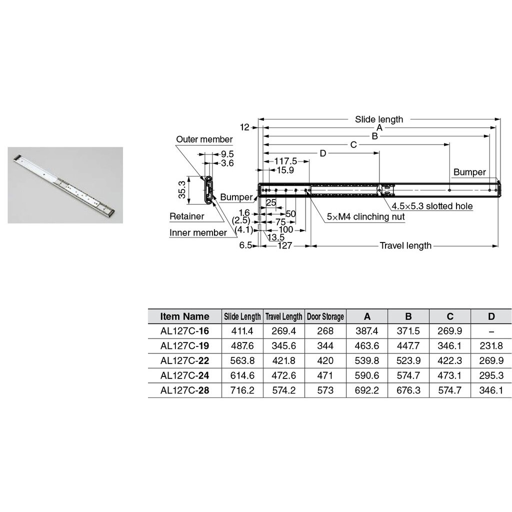 GUIA BOLAS 19 (410MM) 190-113-868