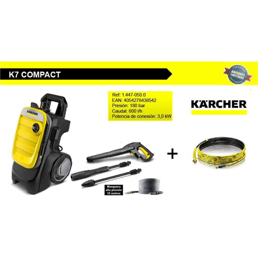 HIDROLIMPIADORA K7 COMPACT       600 L/H