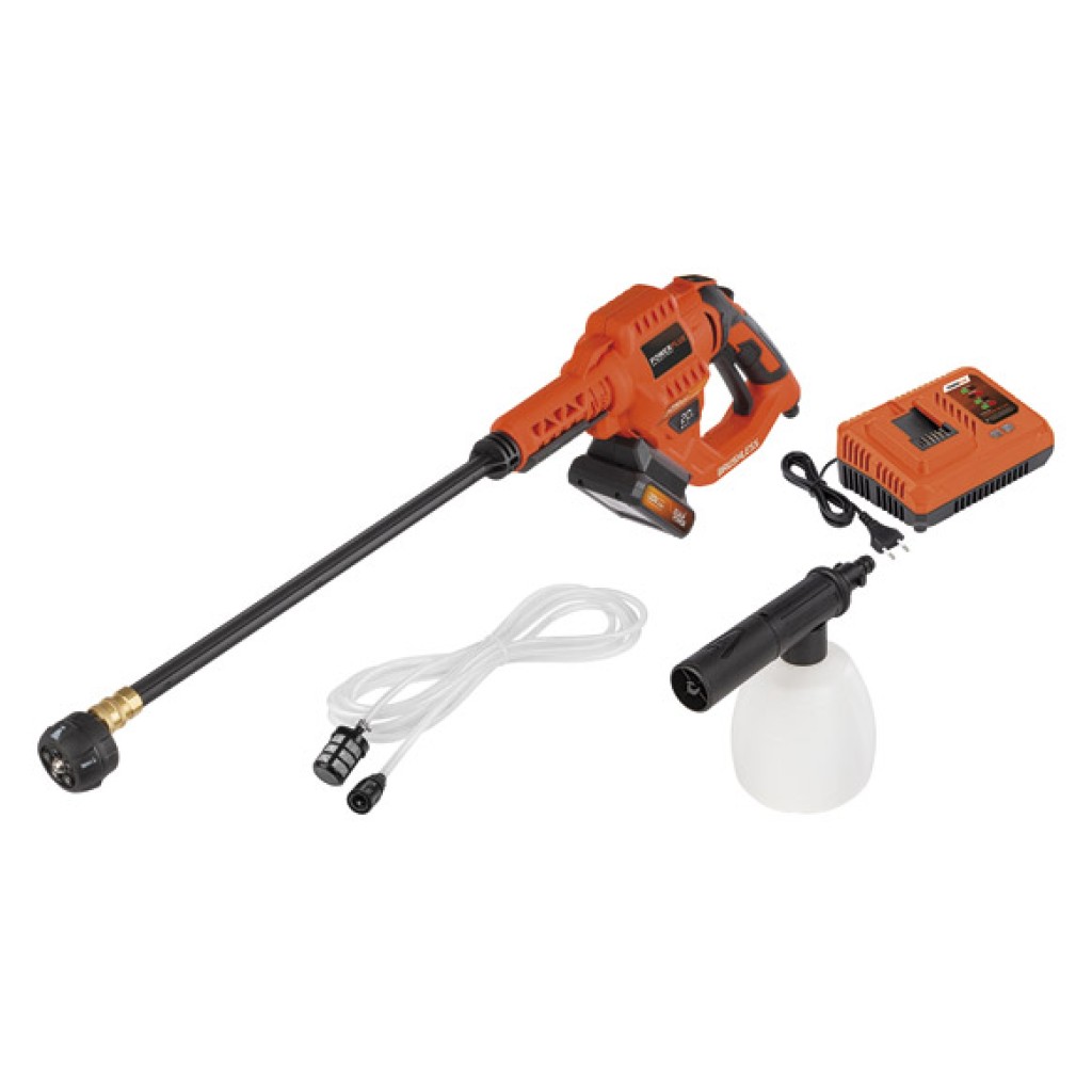 HIDROLIMPIADORA A BATERIA 20 V CON CARGA