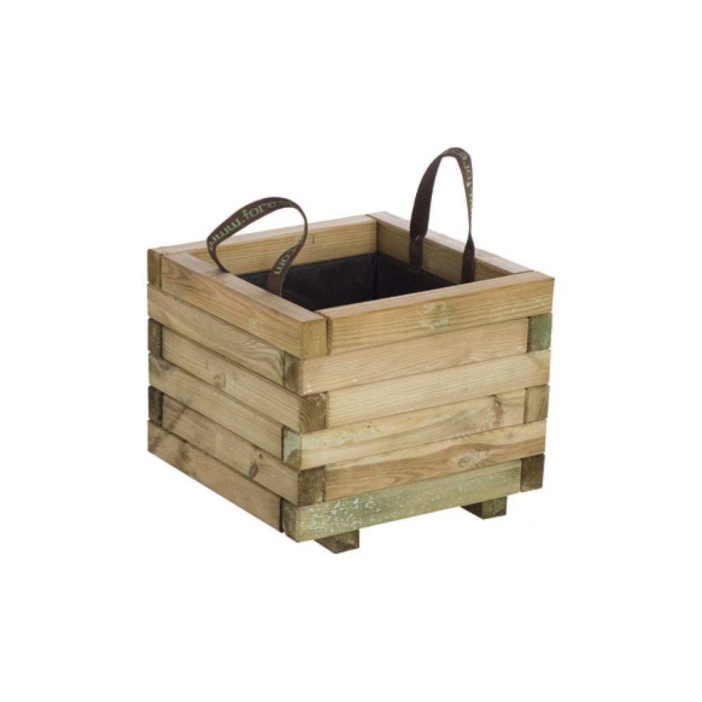 JARDINERA DE MADERA CUADRA40 X 40 X 33 C
