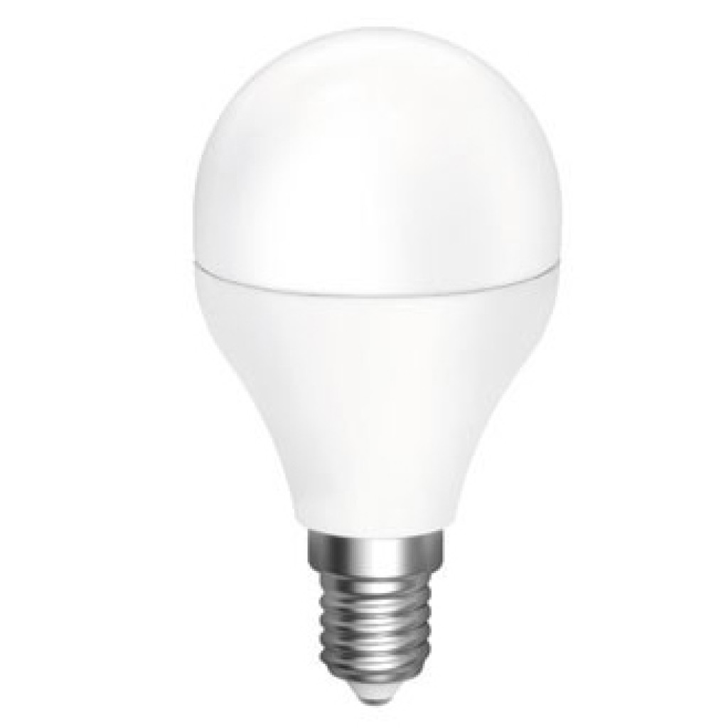 LAMPARA LED ESFERICA   E14    8W CALIDA