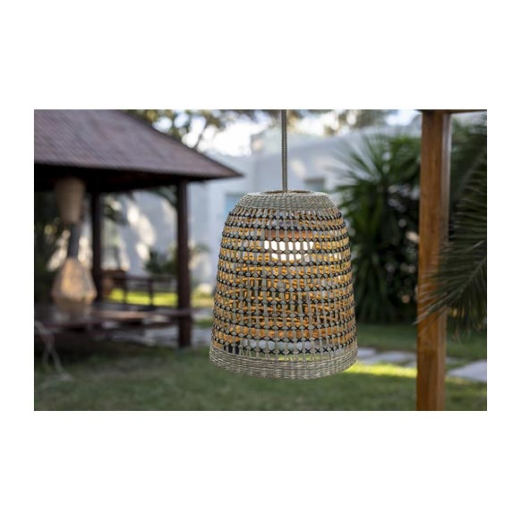 LAMPARA EXTERIOR COLGANTE PORTATIL