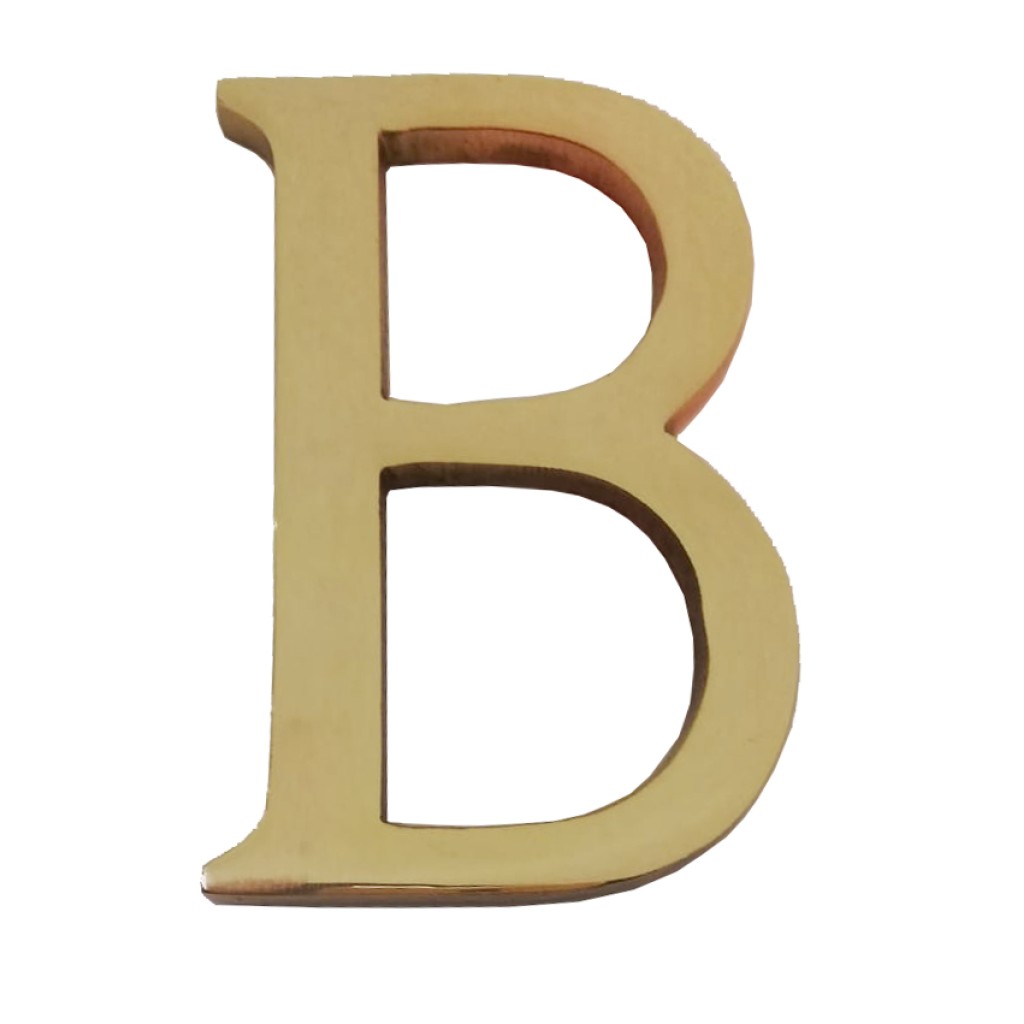 LETRA (B) LATON PULID 100 MM4410120-BLIS