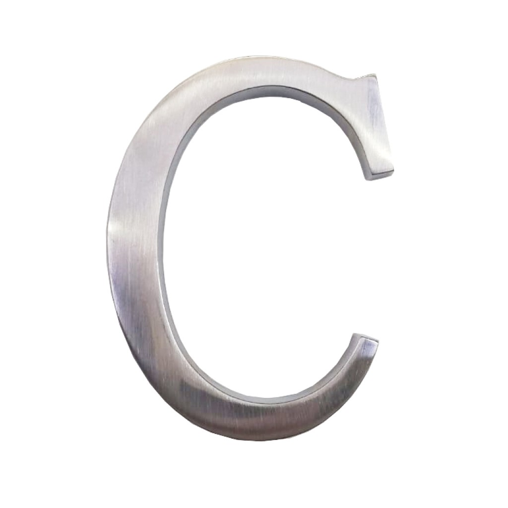 LETRA (C) CROMO MATE  100 MM4424020-BLIS