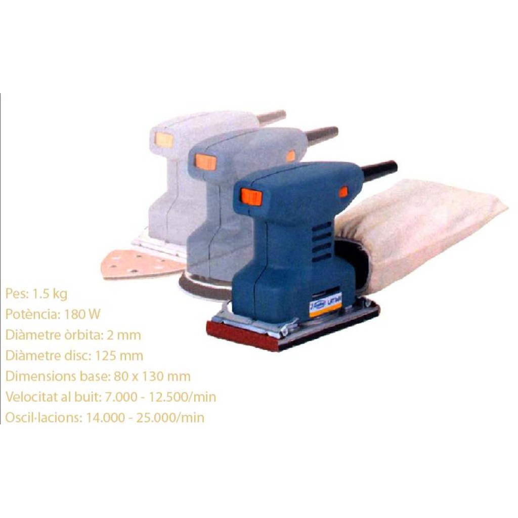 LIJADORA VIRUTEX (MALETA)   LRT84 H