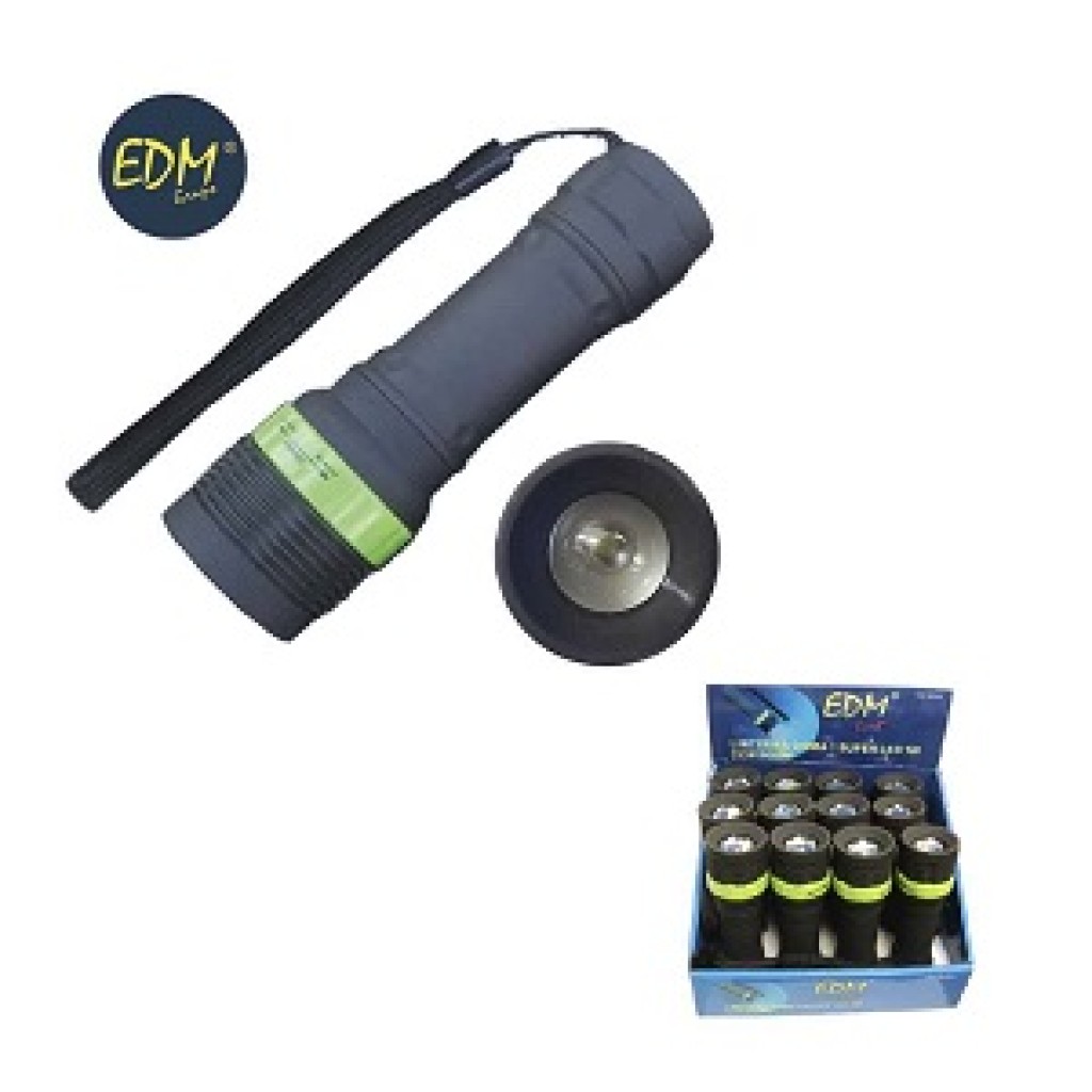 LINTERNA GOMA 1 SUPER LED 1W ZOOM