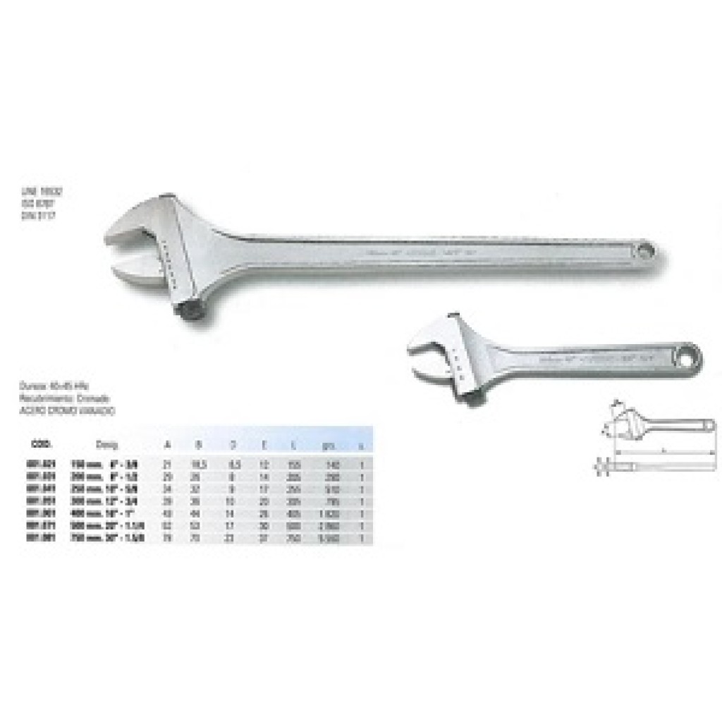 LLAVE AJUSTABLE IRIMO       00104/1- 5/*