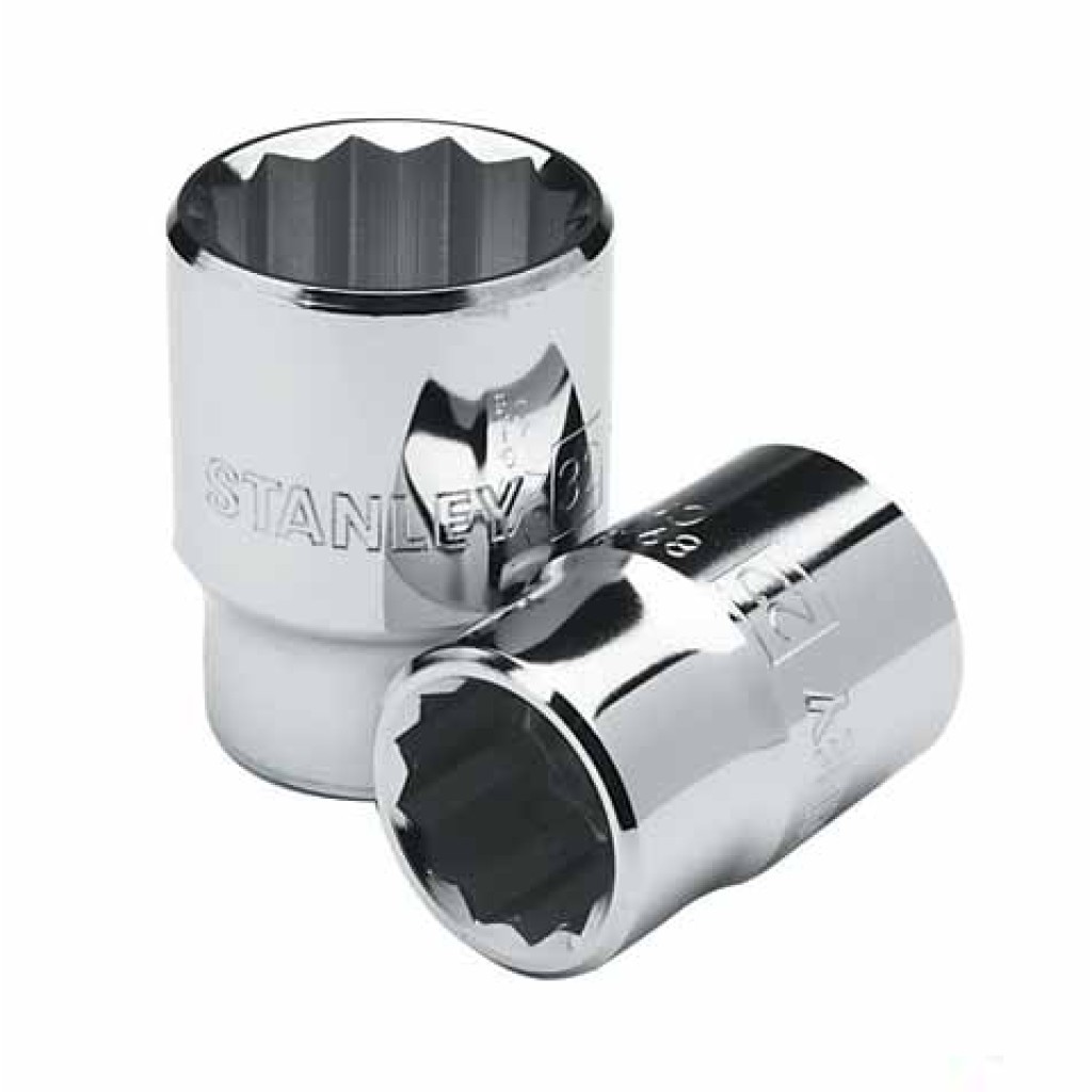 LLAVE VASO 28MM CUADRADO 1/2' STANLEY
