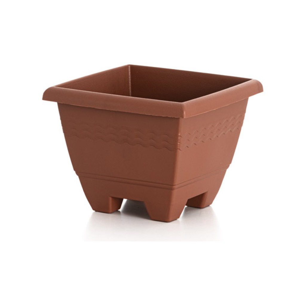 MACETA CUADRADA GARDENIA  32X32X25 CM