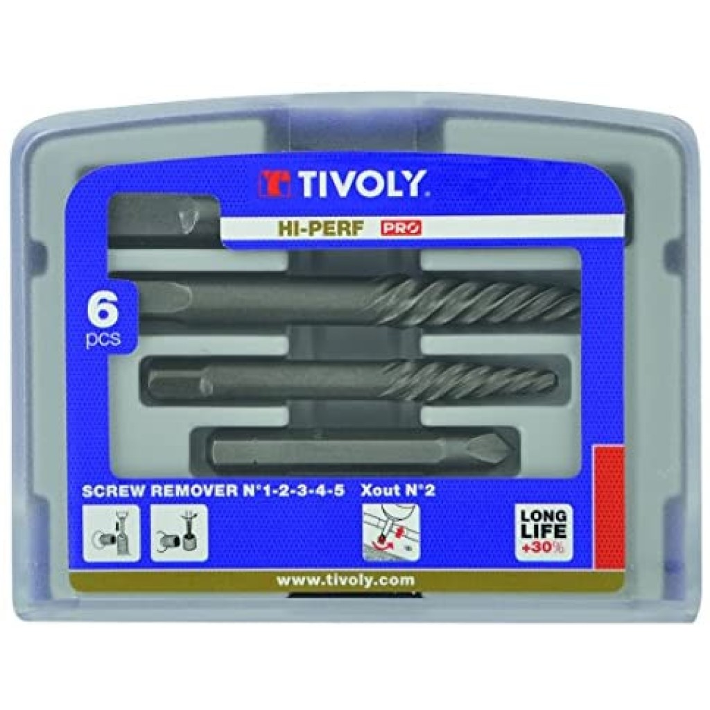 EXTRACTOR DE TORNILLOS SET 6 PZ 11110