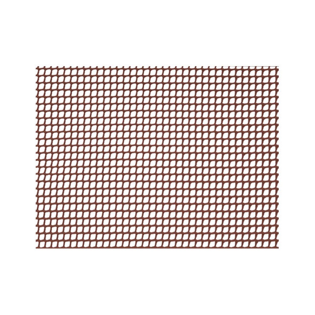 MALLA CUADRANET 5 X 5 MM 31 X 5 M MARRON