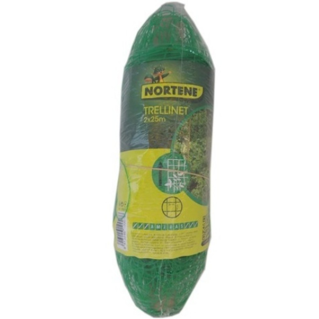 MALLA ENTUTORAR TRELLINET 2 X 25 M VERDE