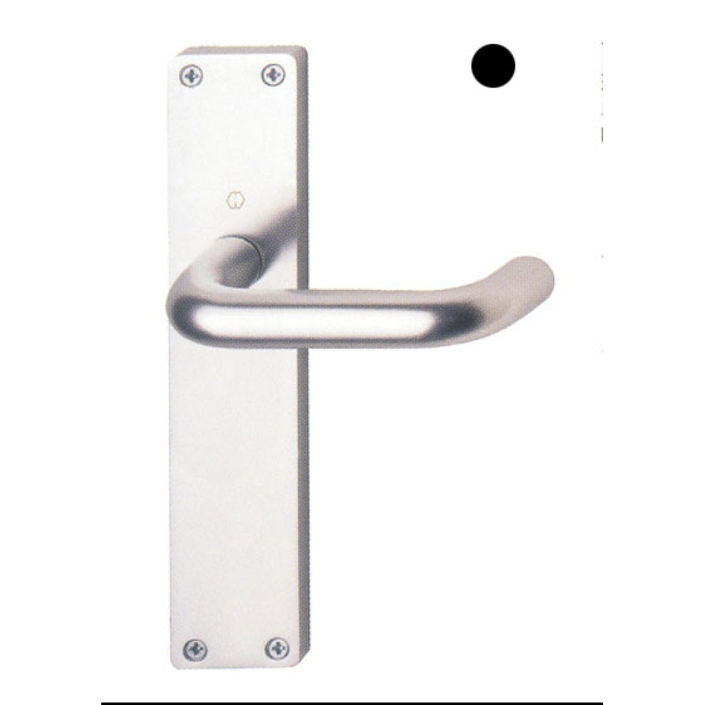 MANILLA U PLACA 45X219 NEGRA HOPPE