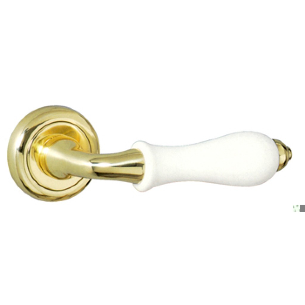 MANILLA ROSETA PORCELENA P513P PL/BR