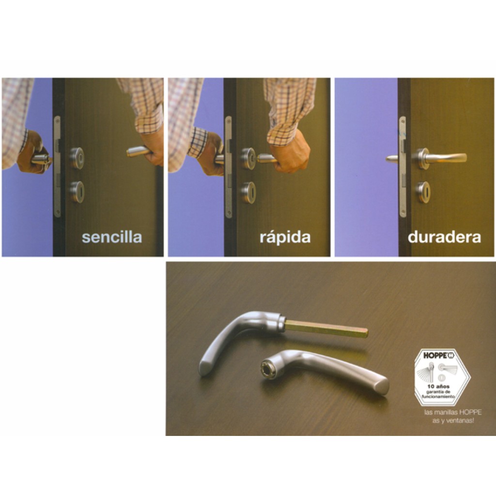 MANIVELA  1710/42K-TOKYO F-9 INOX