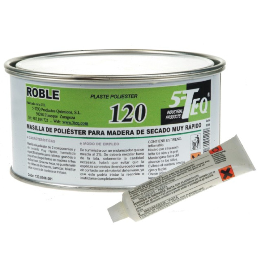 MASILLA PLASTE POLIESTER 120 PINO