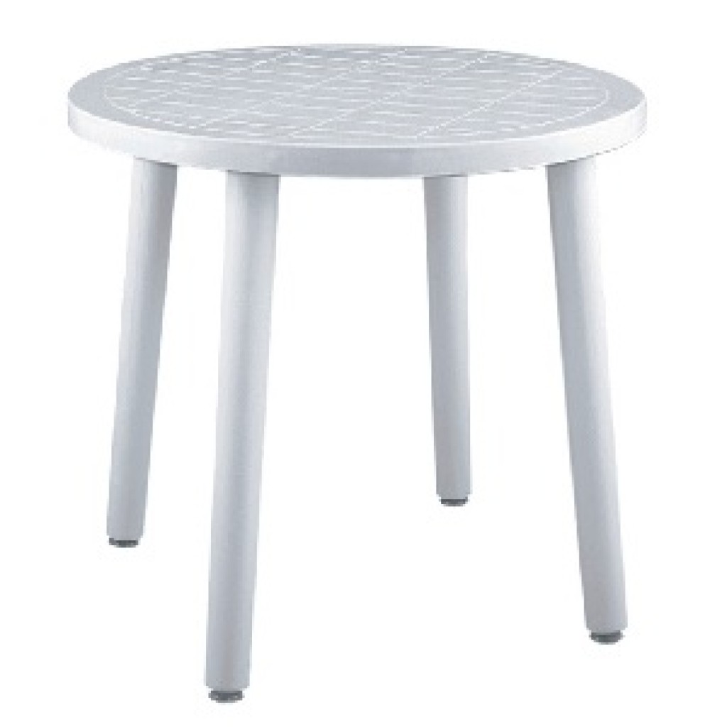 MESA REDONDA 86CM CAPISA    TOSSA BLANCA