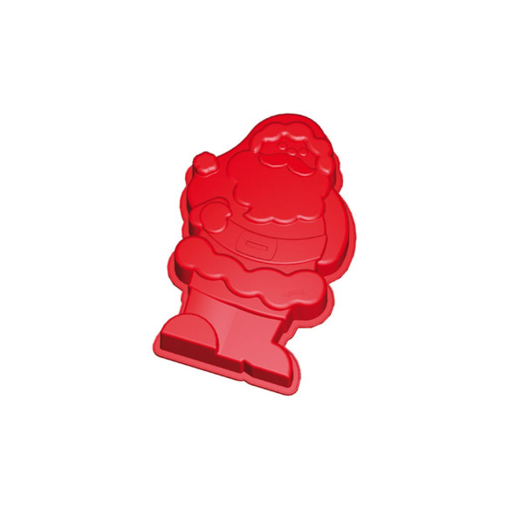 MOLDE PASTEL SILICONA LEKUE PAPA NOEL C*