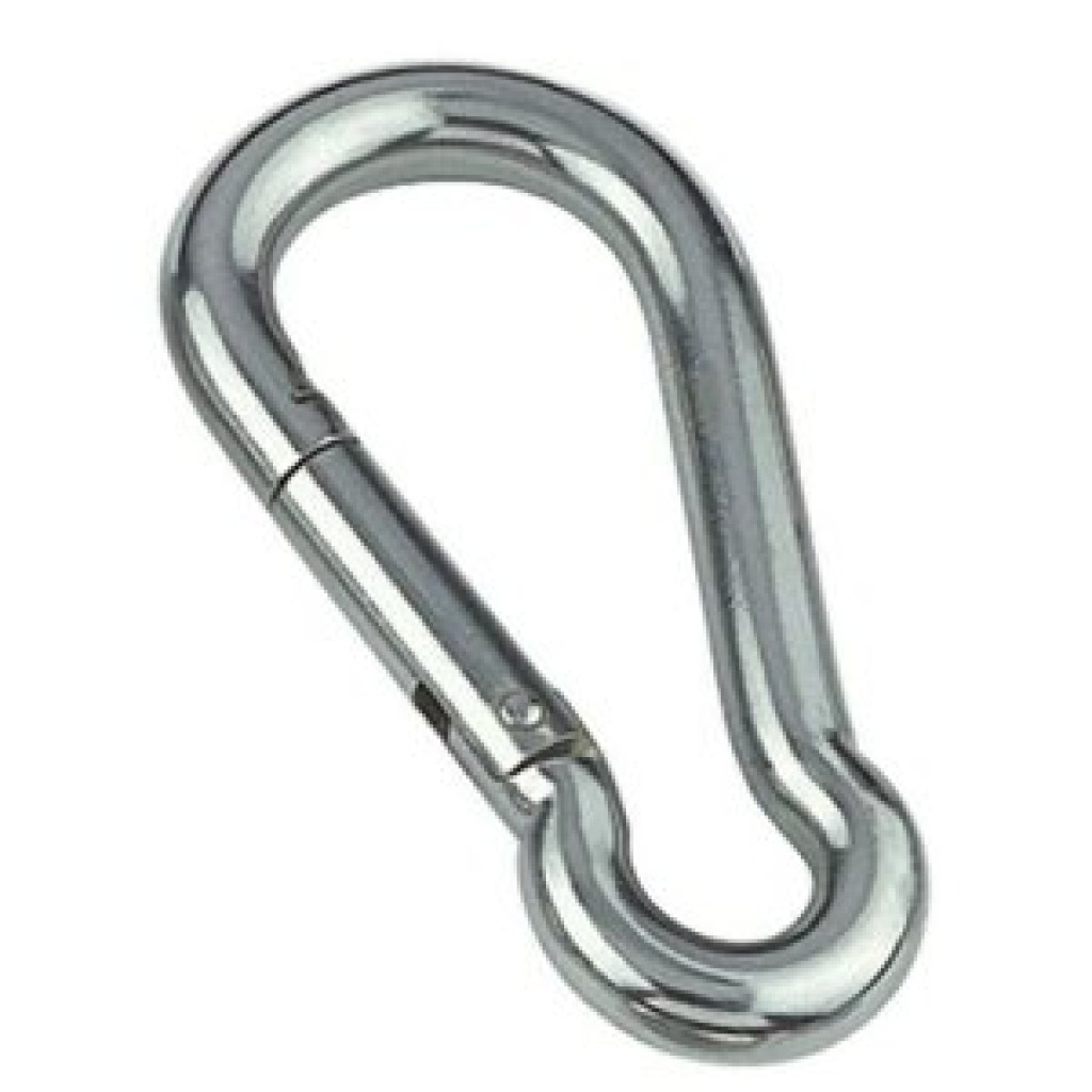 MOSQUETON NIQUEL MOD. 401 -  60 MM.