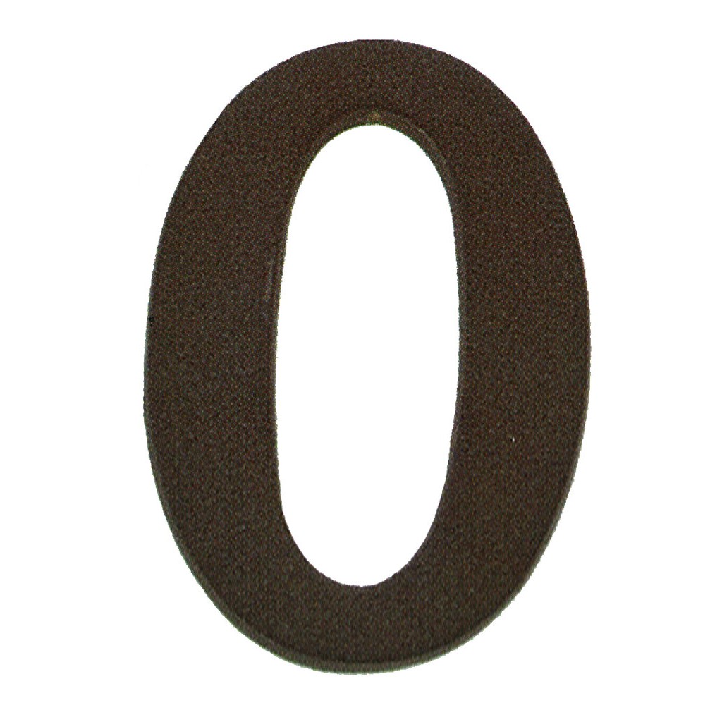 NUMERO 0 CROMO MATE   100 MM3804020-BLIS