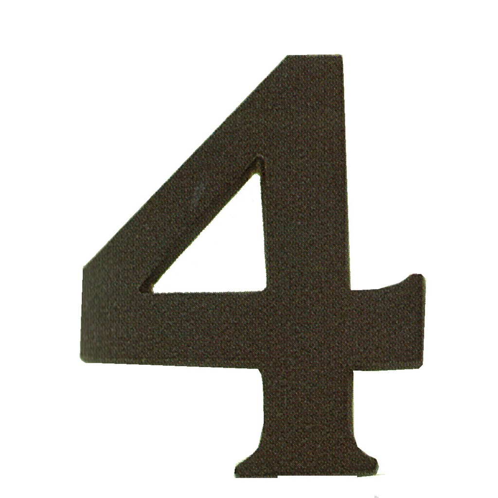 NUMERO 4 CROMO BRILLO 100 MM3840020-BLIS