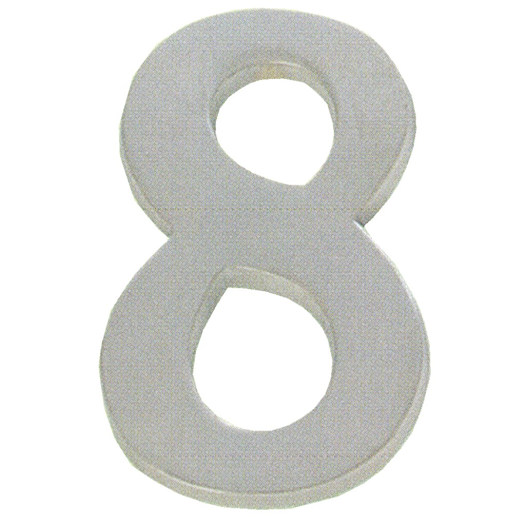 NUMERO 8 CROMO BRILLO 100 MM3880020-BLIS