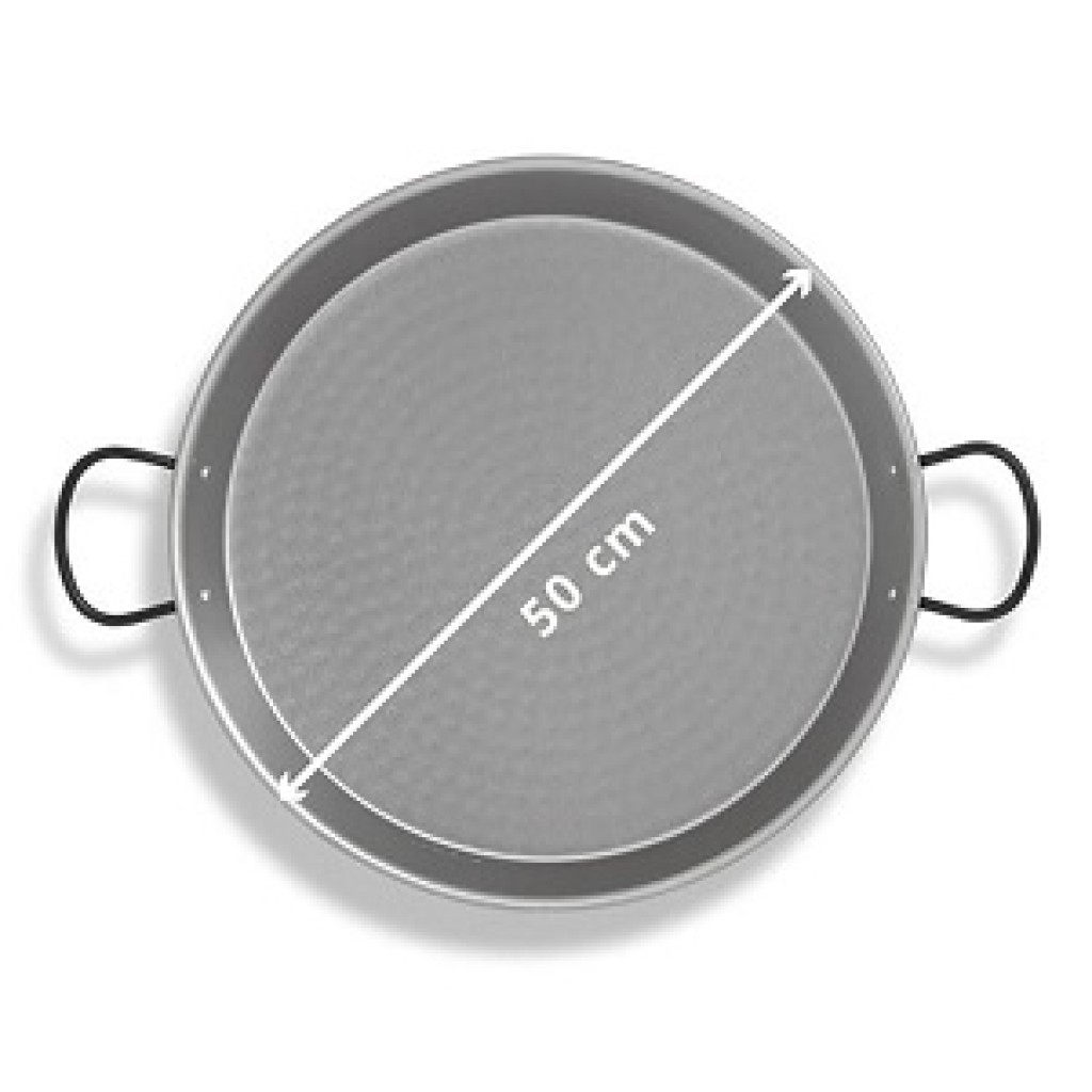 PAELLERA PULIDA           50 CM-14 RACIO