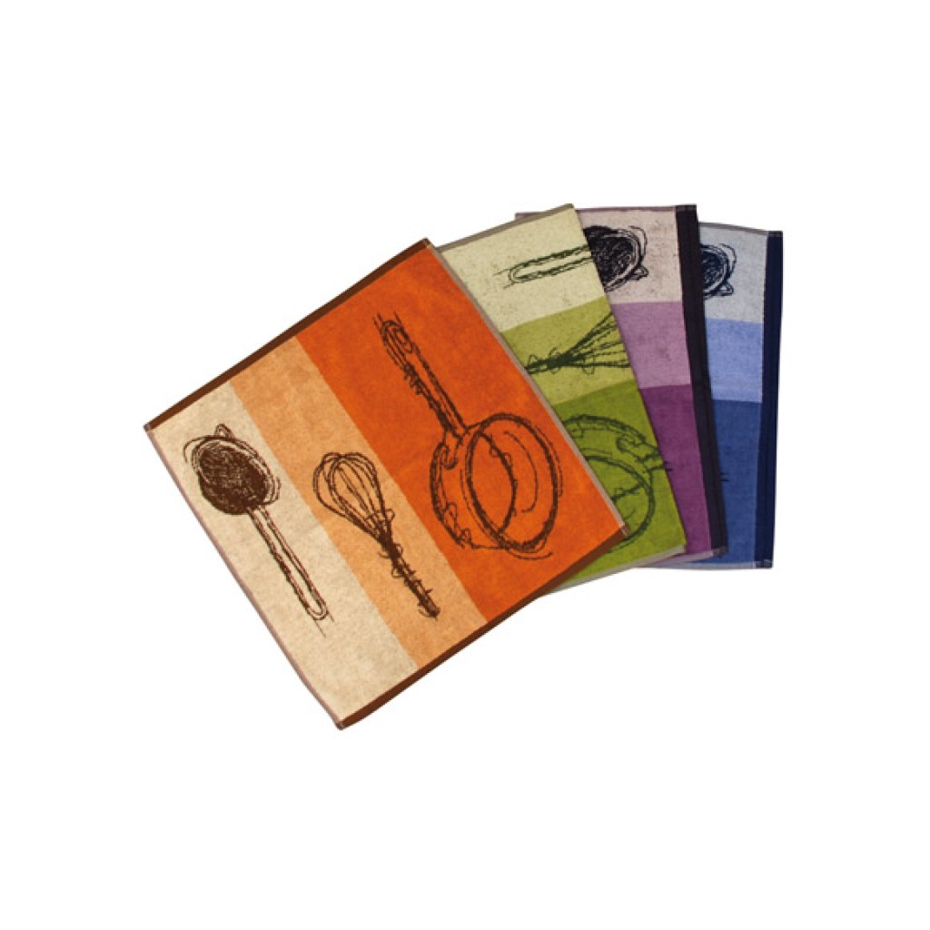 PANO COCINA RIZO 50X50 LASA AZUL       *