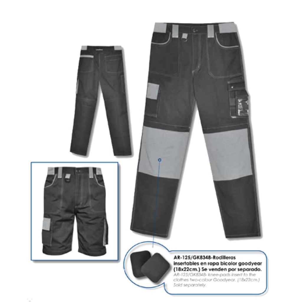 PANTALON DESMONTABLE NEGRO (XL)