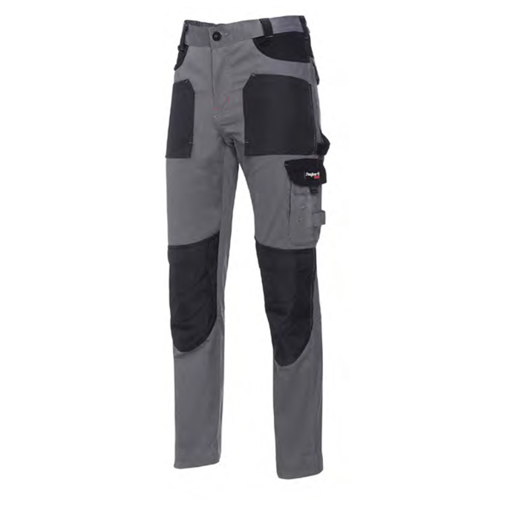 PANTALON J.HAYBER OREGON  GRIS/NEGRO XL