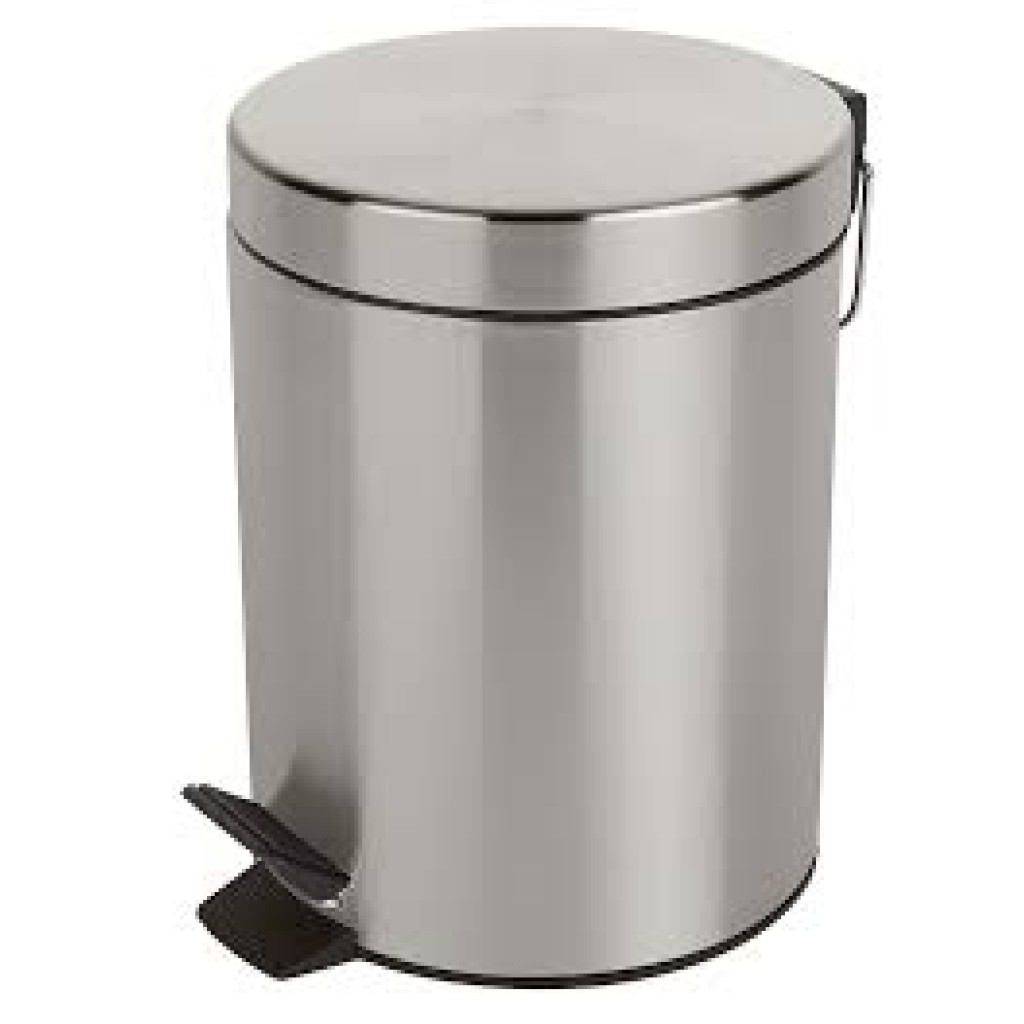 PAPELERA PEDAL 3LT. SYDNEY BRUSHED 25CMS