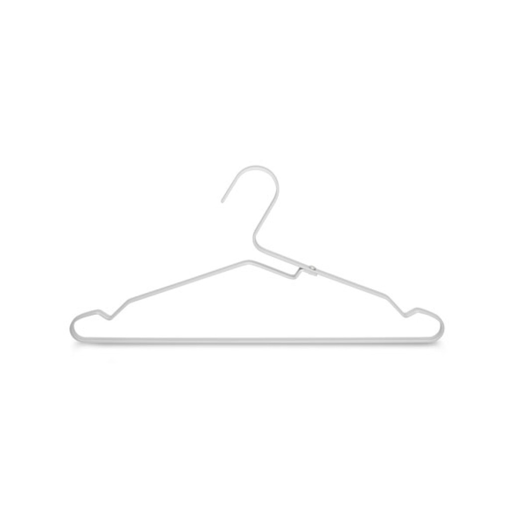 PERCHA ALUMINIO SET 4 U   PLATA