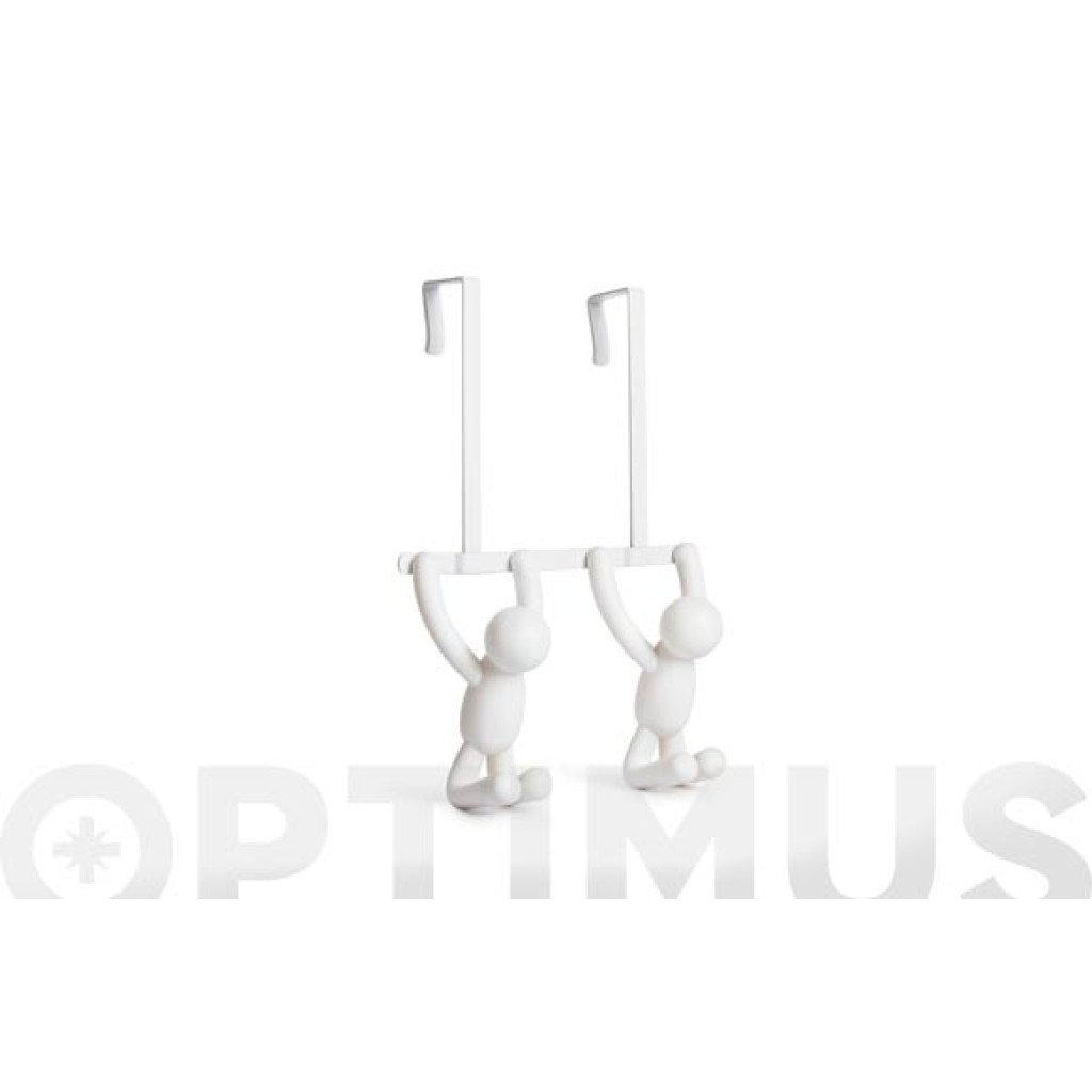 PERCHA PUERTA 2 COLGADORESNEGRO