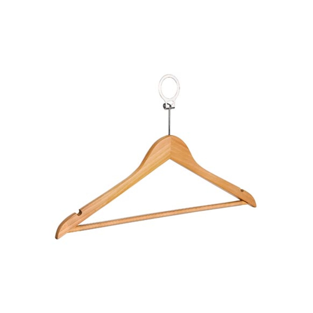 PERCHA ARMARIO MADERA CON 45 X 23,5 CM