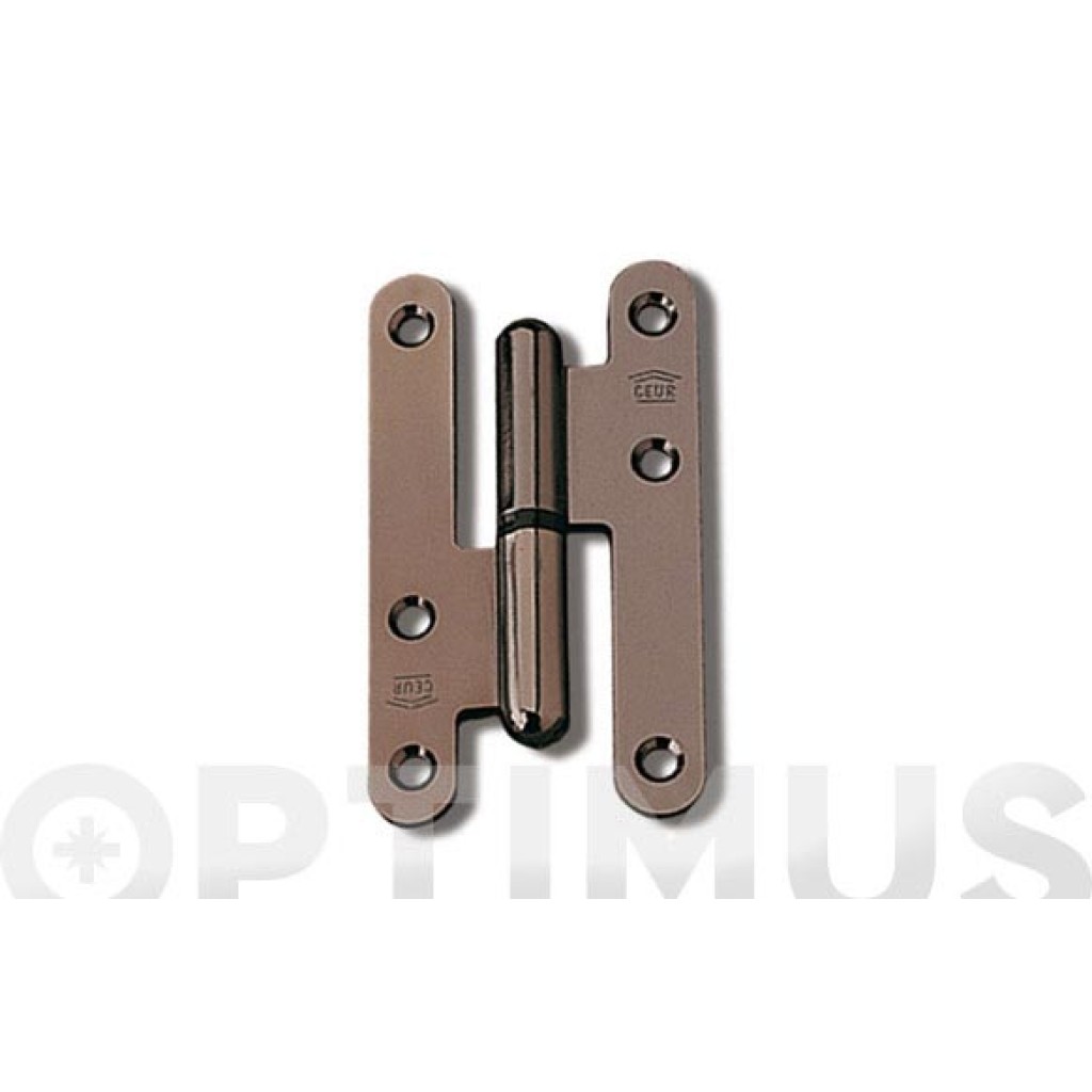 PERNIO INOX CANTO REDONDO 100 X 55 X 2 I