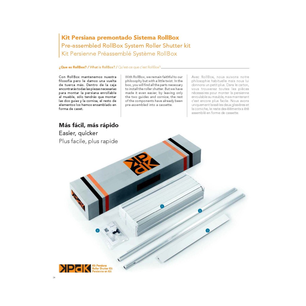 PERSIANA EASY KIT 150X90 ACER SERVICANTO