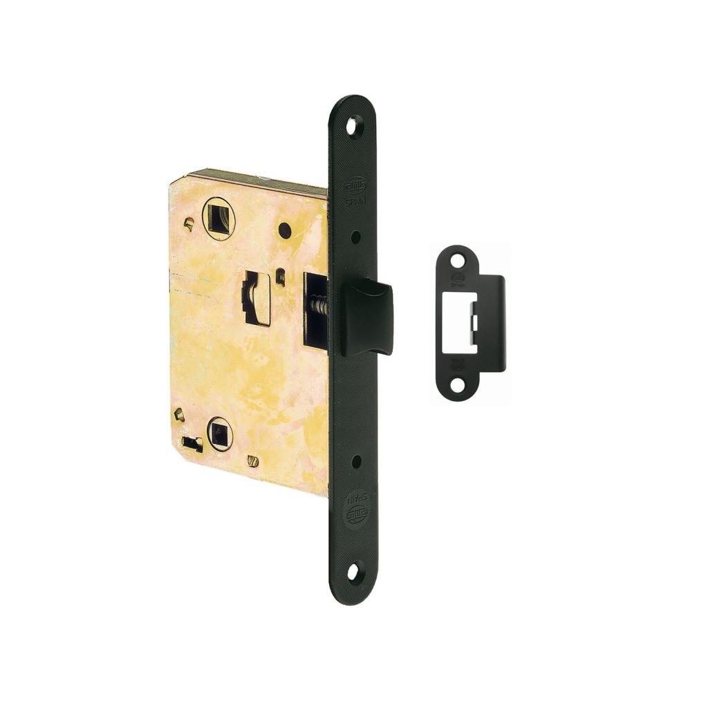 PICAPORTE UNIFIC REDONDO  4001-70 NEGRO