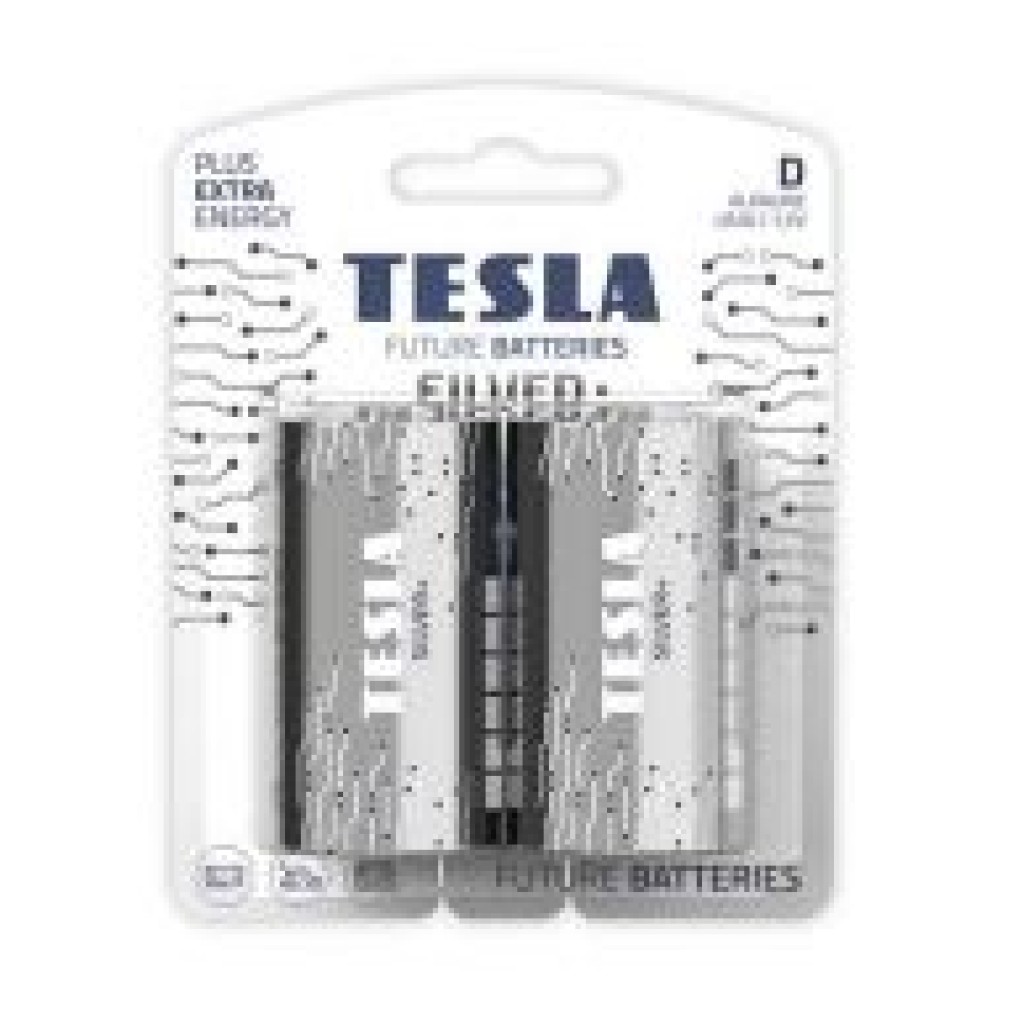 PILA TESLA D SILVER+ LR20  2UN.7035-6361